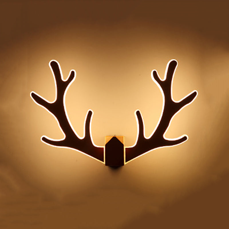 Estilo moderno de forma única Splicadores de pared de metal 2 iluminación de apliques de luz para sala de estar