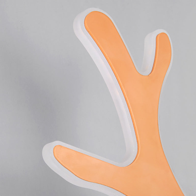 Estilo moderno de forma única Splicadores de pared de metal 2 iluminación de apliques de luz para sala de estar