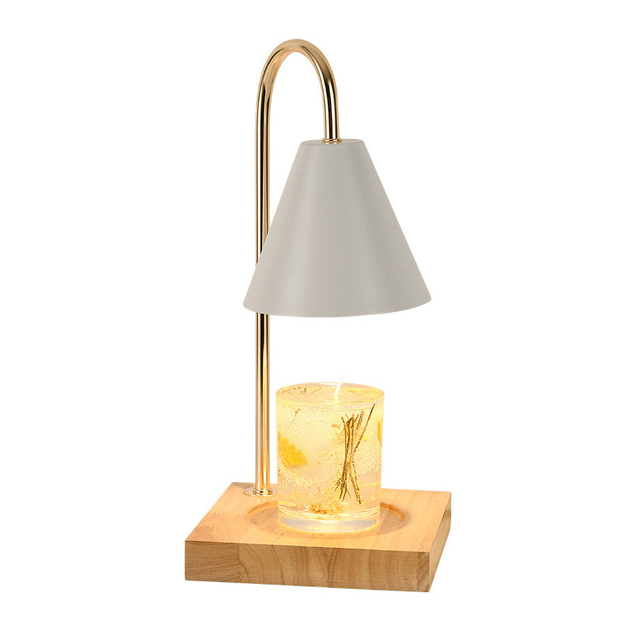 Lampe de table en métal géométrique moderne 1 luminaire de table d'éclairage (décoration non incluse)