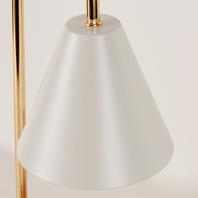 Lampe de table en métal géométrique moderne 1 luminaire de table d'éclairage (décoration non incluse)