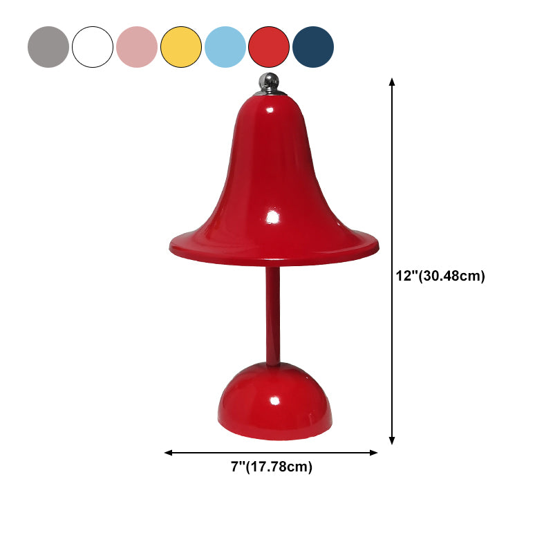 Lampes de table de nuit géométrique à style moderne en métal 1 lampe de table légère