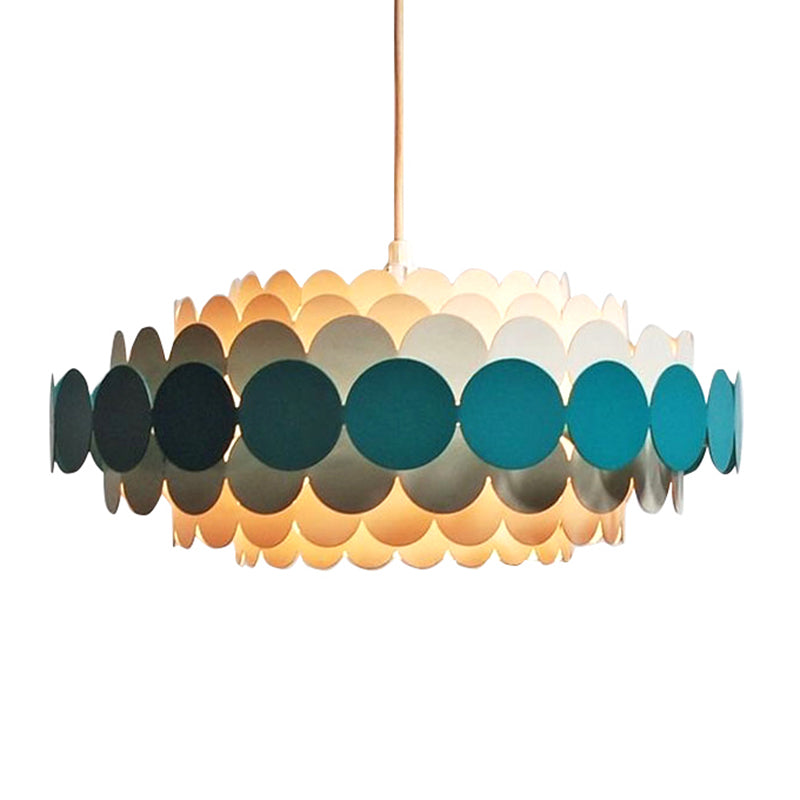 Almacenamiento de la lámpara de lámpara de estilo moderno accesorio de iluminación colgante para sala de estar