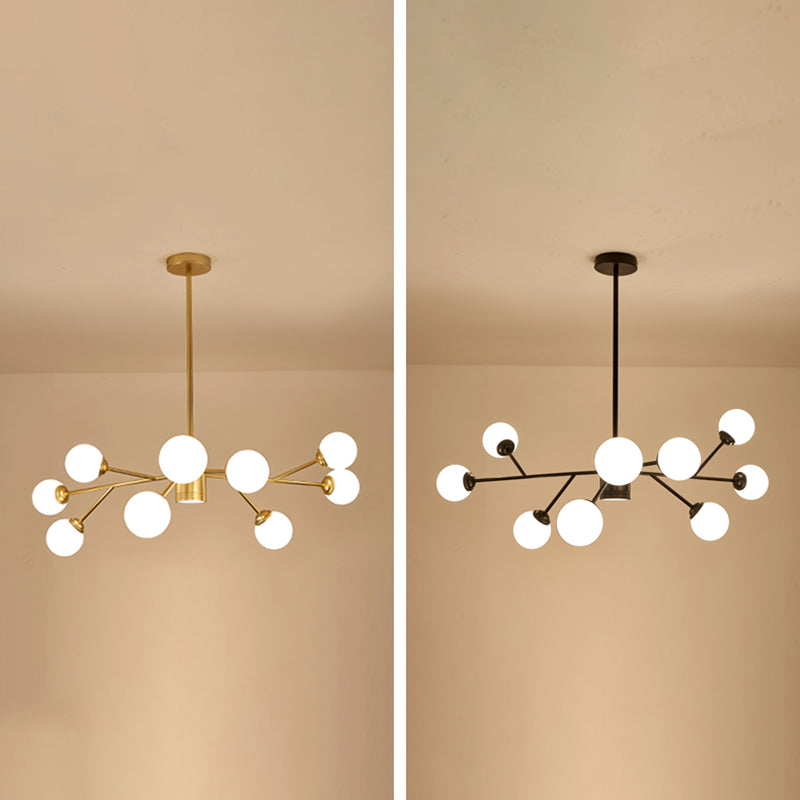 Accesorios de lámparas colgantes de tono esférico contemporáneo accesorios de iluminación de vidrio