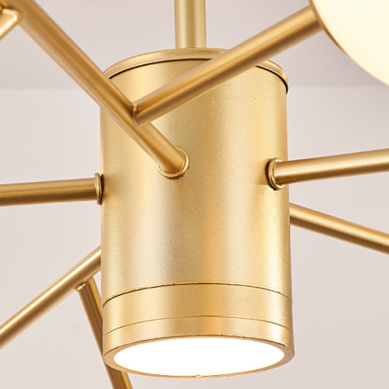 Accesorios de lámparas colgantes de tono esférico contemporáneo accesorios de iluminación de vidrio