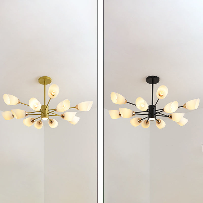 Lámparas de lámpara de lámpara de vidrio de tono geometría contemporánea accesorios de iluminación de vidrio