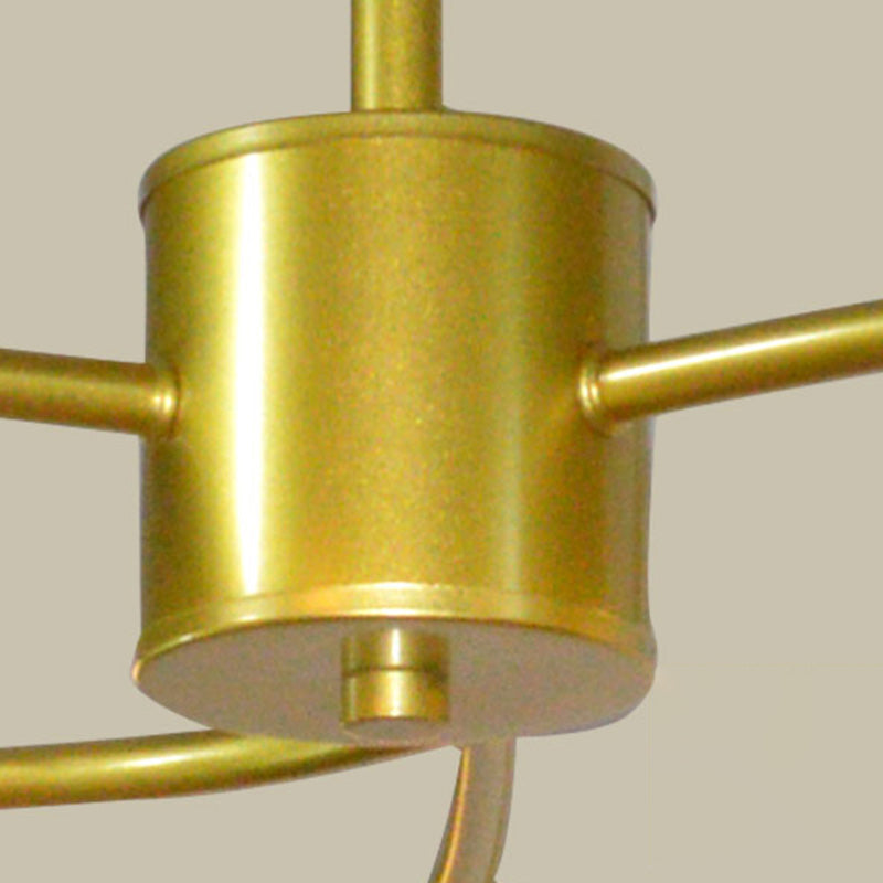 Cilindros de araña colgante de forma de cilindro Fixes de luz colgante de metal contemporáneo