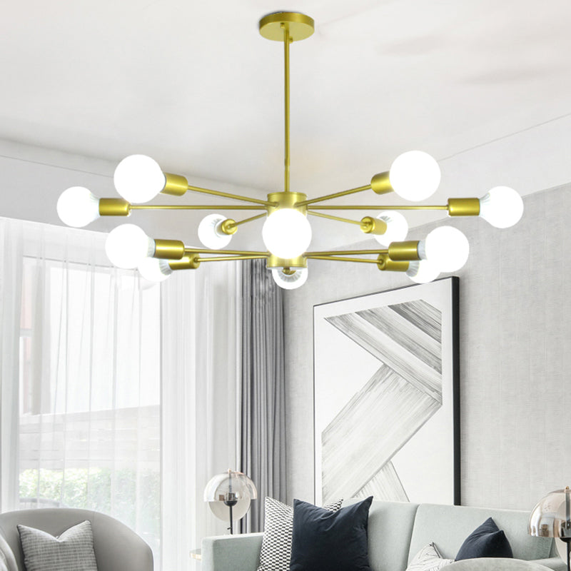 Style de lustre radial de style industriel