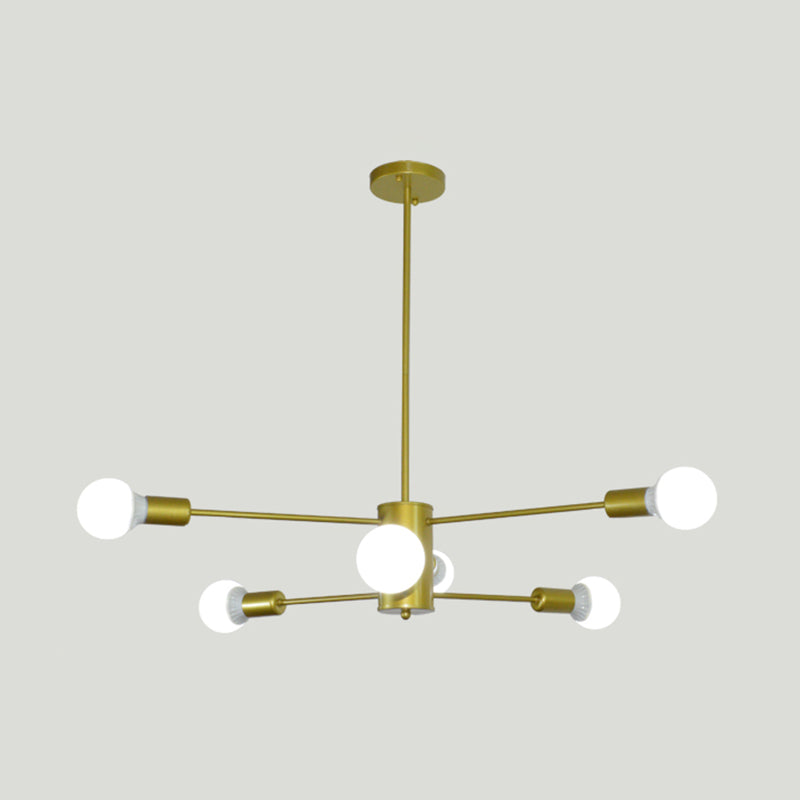 Style de lustre radial de style industriel