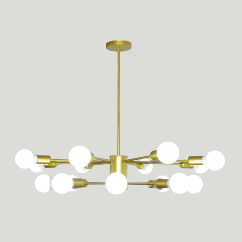 Style de lustre radial de style industriel