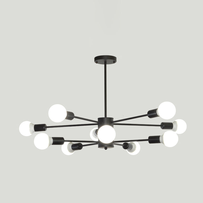 Style de lustre radial de style industriel