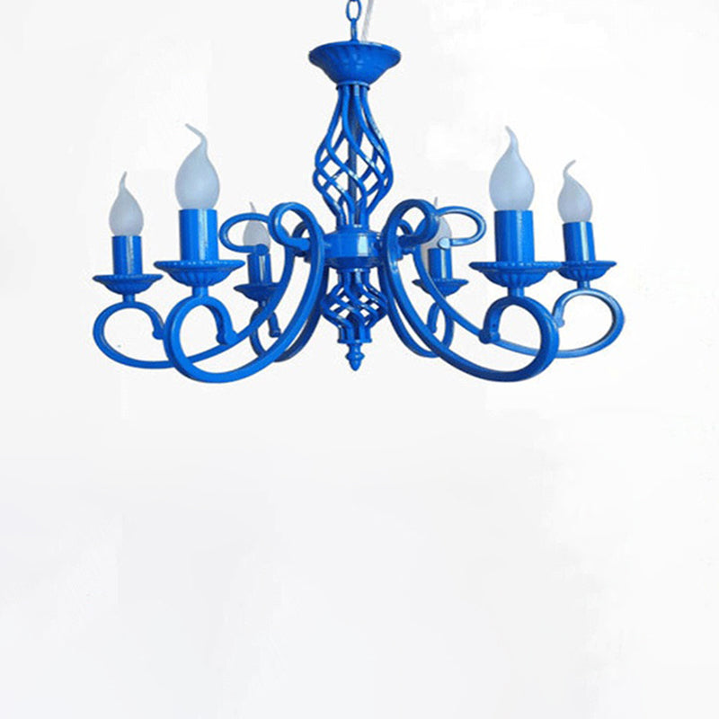 Luces de lámpara de araña únicas Fixros de luz colgante de metal tradicionales