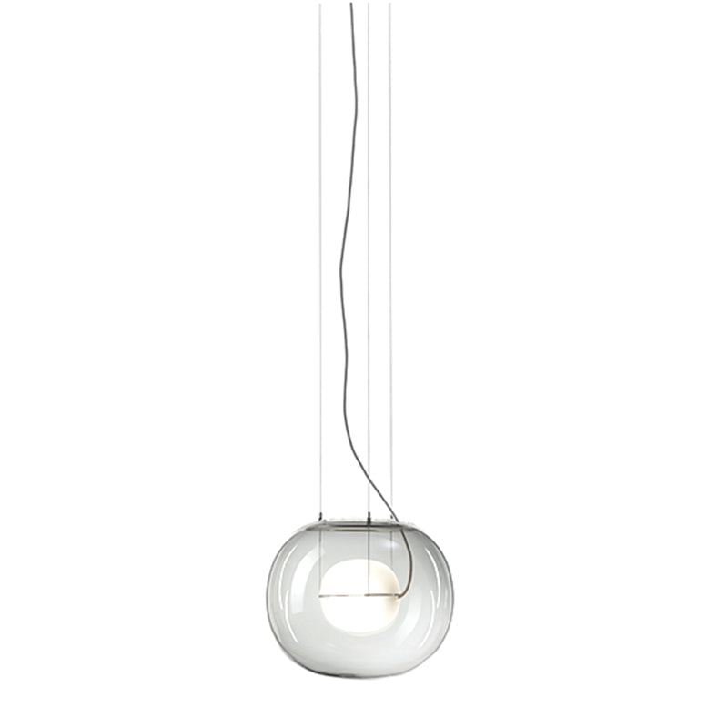 Nordic Glass Pendant Modern Dining Room Hanging Pendant Light with 1 Light