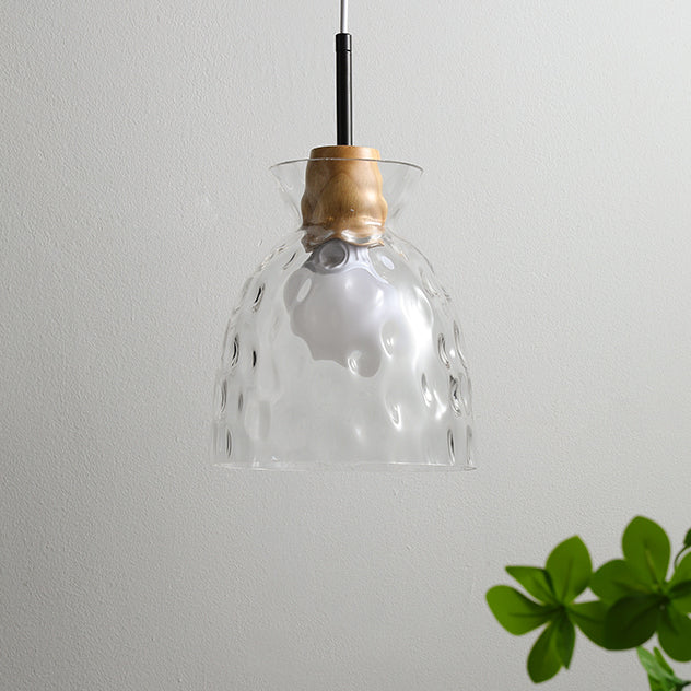 Geometric Shape Glass Hanging Light Modern Multi Lights Hanging Light Mounted Fixture