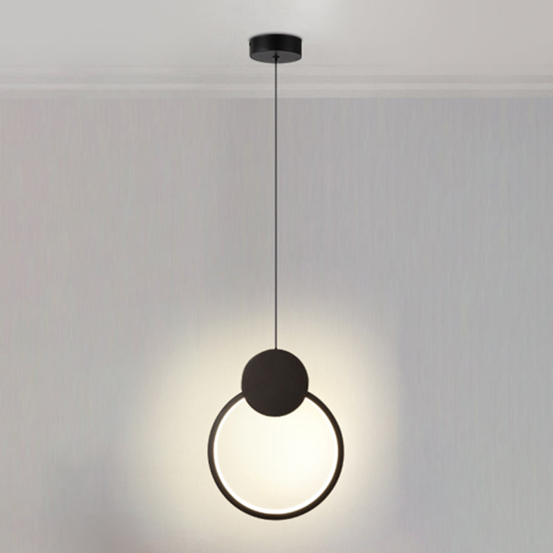 Geometric Shape Metal Hanging Light Modern Style 1 Light Hanging Light Mounted Fixture