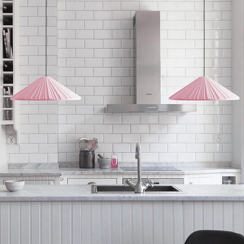 Geometric Shape Resin Hanging Light Nordic Macarons 1 Light Hanging Mounted Lights