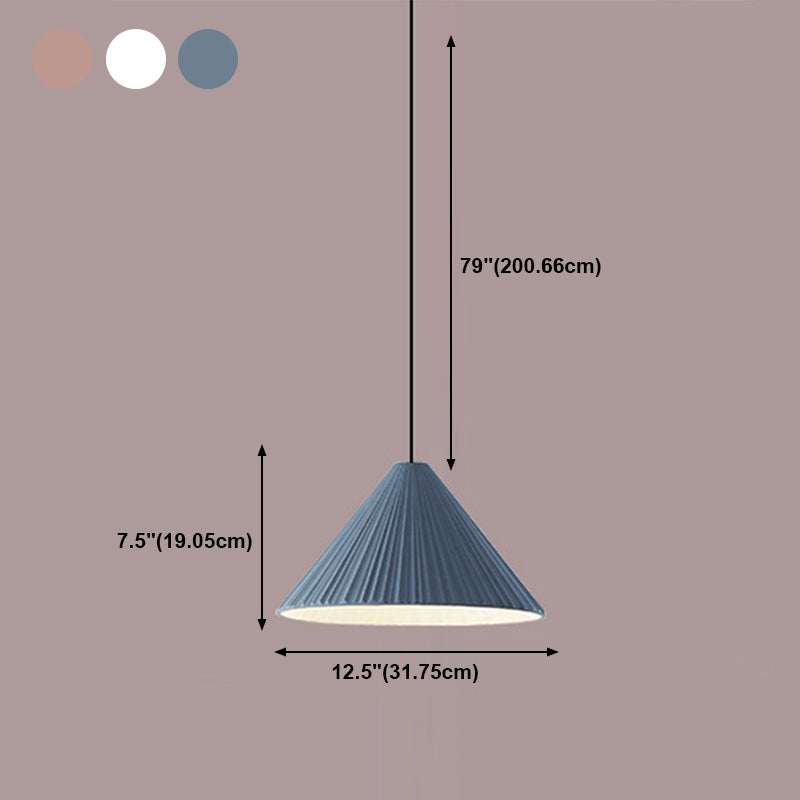 Geometric Shape Resin Hanging Light Nordic Macarons 1 Light Hanging Mounted Lights