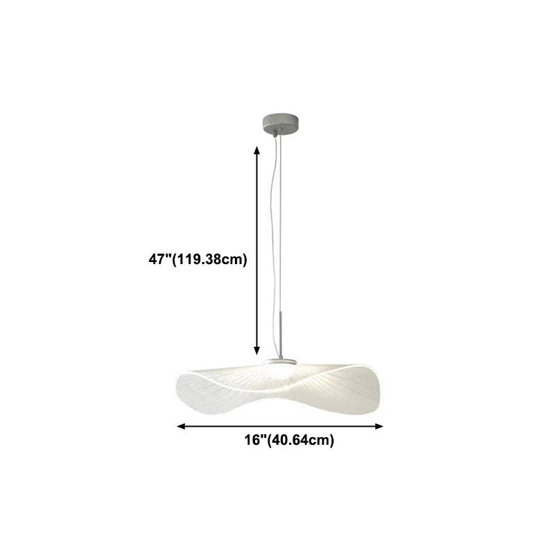 1 lumière géométrique suspendu au plafond de style moderne suspendu en métal