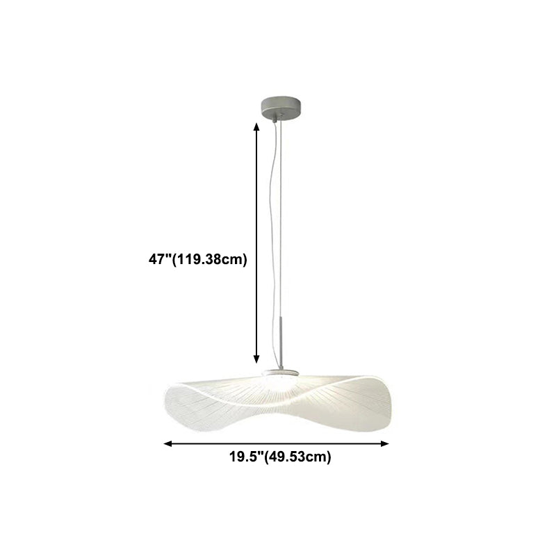 1 lumière géométrique suspendu au plafond de style moderne suspendu en métal