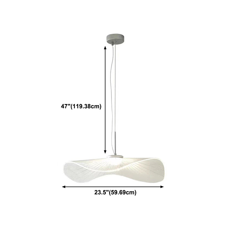 1 lumière géométrique suspendu au plafond de style moderne suspendu en métal