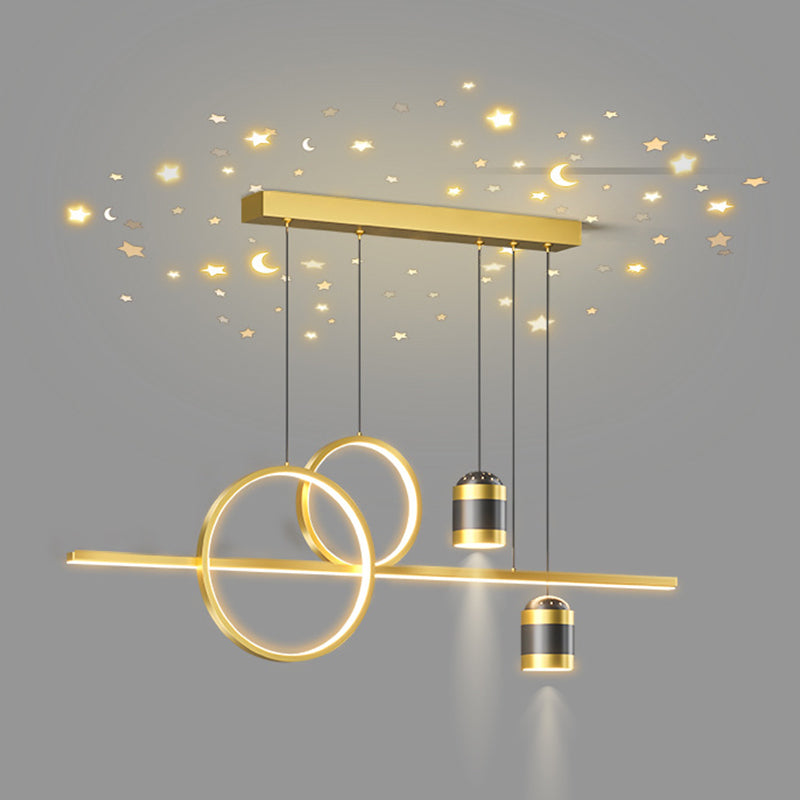 Dining Room Star Proiettore Light Segret Light Isole Postmodern Postmodern LED