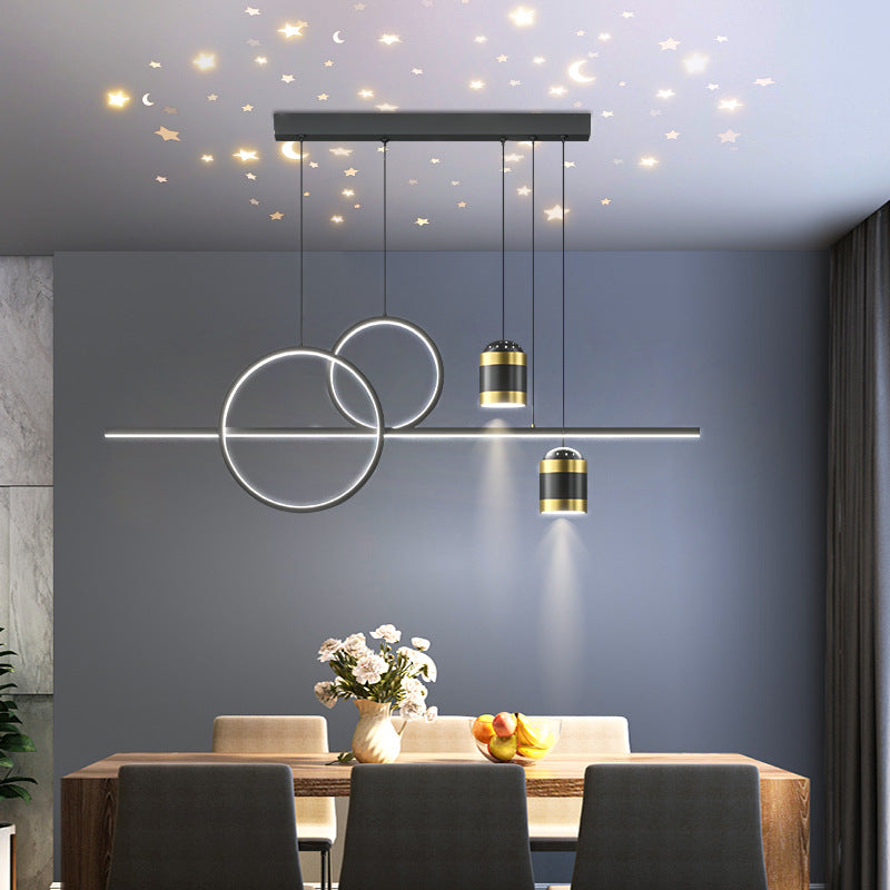 Dining Room Star Proiettore Light Segret Light Isole Postmodern Postmodern LED