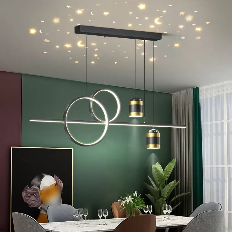 Dining Room Star Proiettore Light Segret Light Isole Postmodern Postmodern LED