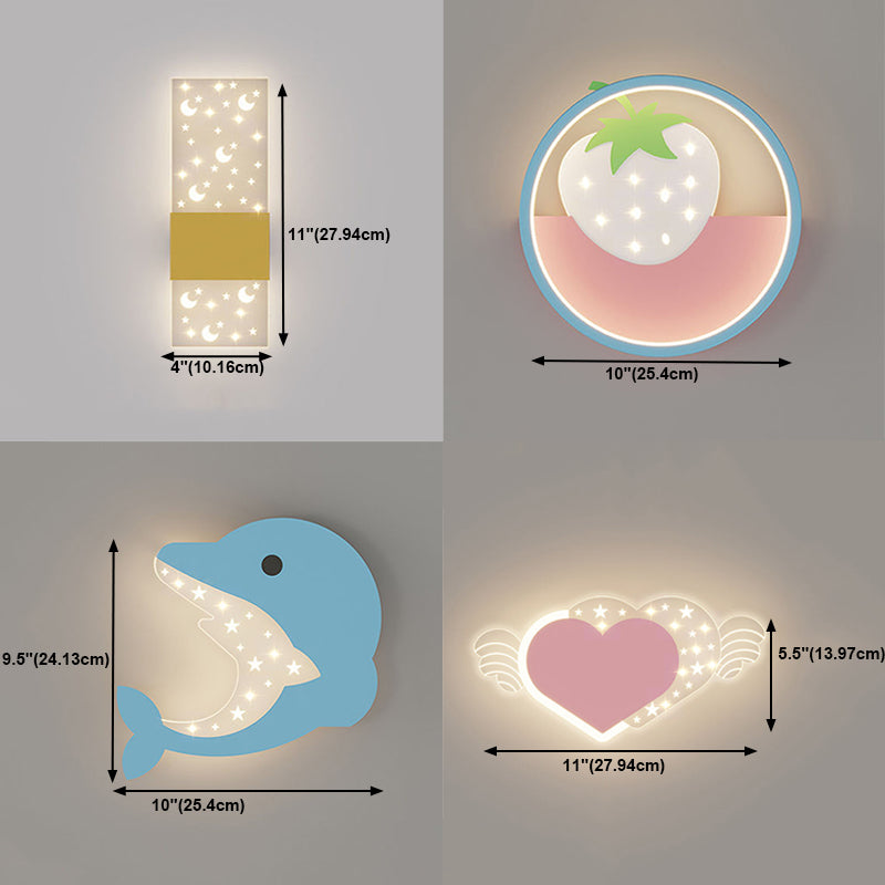 Lampade a parete geometrica in stile contemporaneo 1 metallo 1 lampada a LED LAD