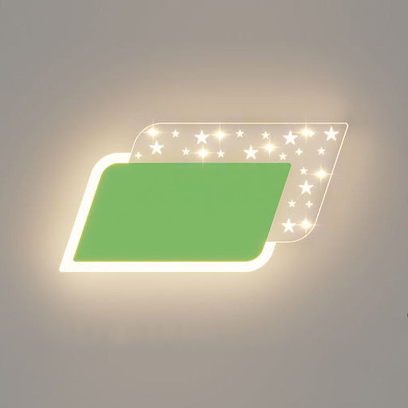 Lampade a parete geometrica in stile contemporaneo 1 metallo 1 lampada a LED LAD