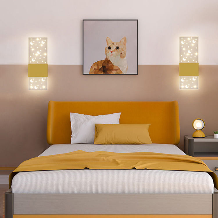 Lampade a parete geometrica in stile contemporaneo 1 metallo 1 lampada a LED LAD