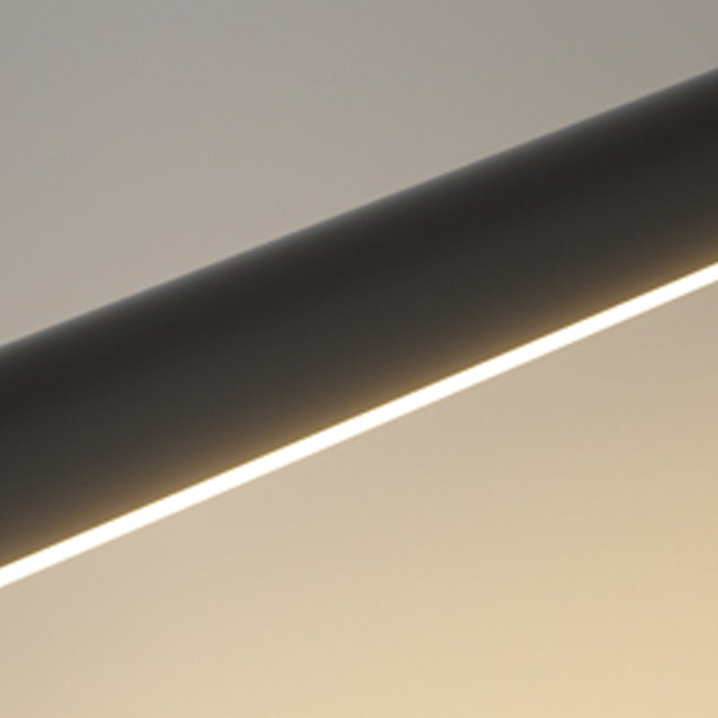 Moderner Aluminium Wandleuchte gerade schwarze Wandleuchten für Wohnzimmer