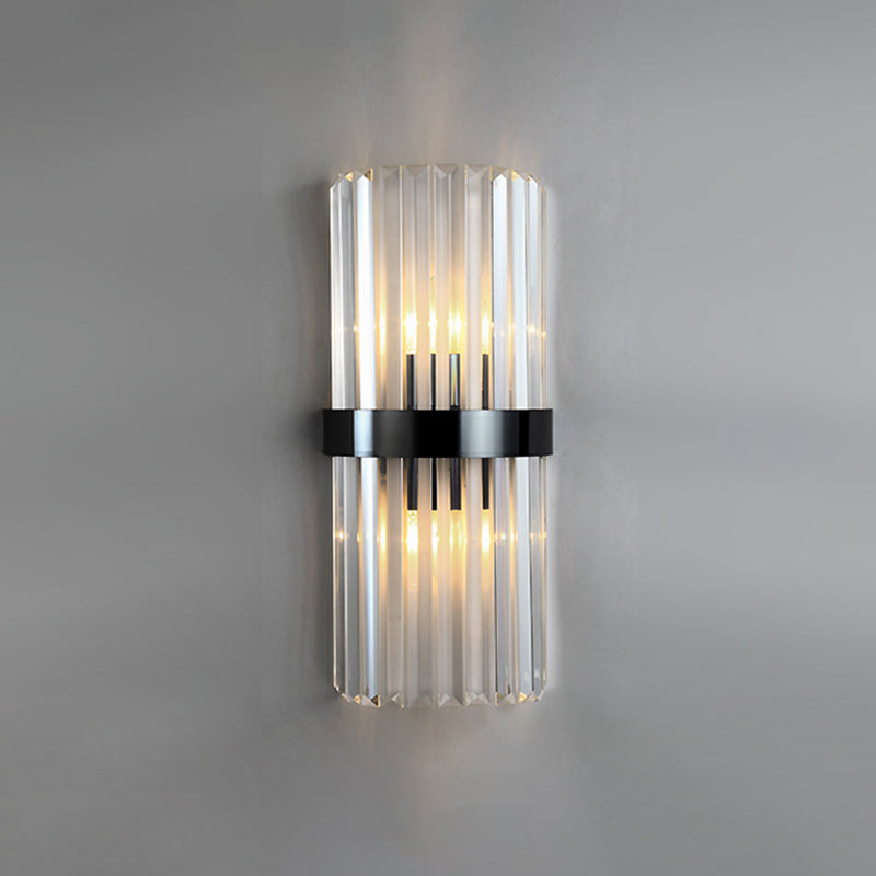 Postmoderne Stilkristallwandlicht geometrische Form Wandleuchten für Schlafzimmer