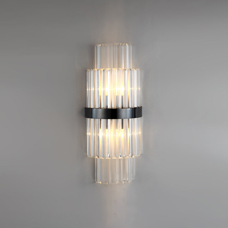 Postmoderne Stilkristallwandlicht geometrische Form Wandleuchten für Schlafzimmer