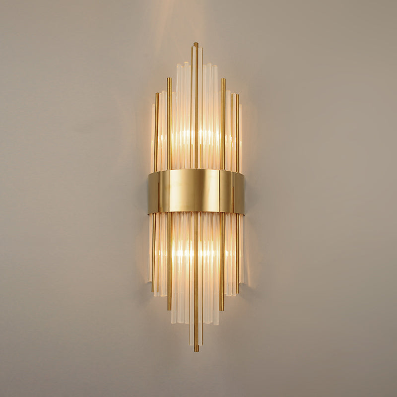 Postmoderne Stilkristallwandlicht geometrische Form Wandleuchten für Schlafzimmer
