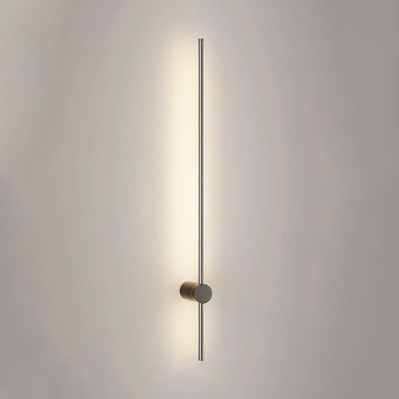 Minimalistische Metallwandleuchte gerade 1 leichte LED -Wandleuchten für Schlafzimmer