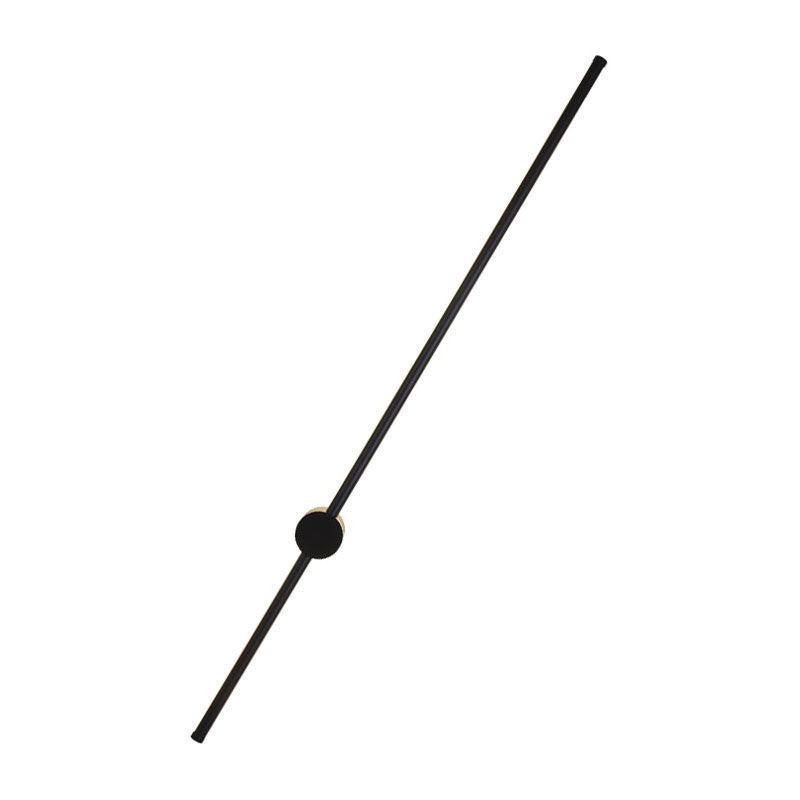 Minimalistische Metallwandleuchte gerade 1 leichte LED -Wandleuchten für Schlafzimmer