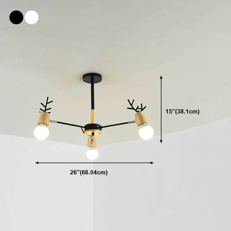Modern Style Hanging Chandelier Metal Multi Light Hanging Lamp for Restaurant