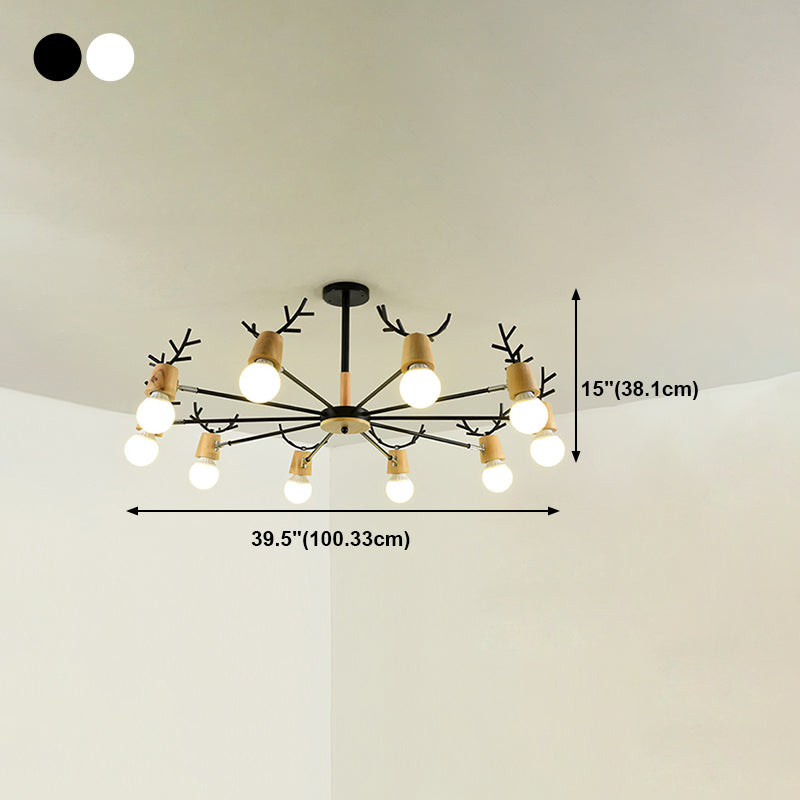 Chandelier de style moderne Metal Multi Light Hanging Lamping pour restaurant