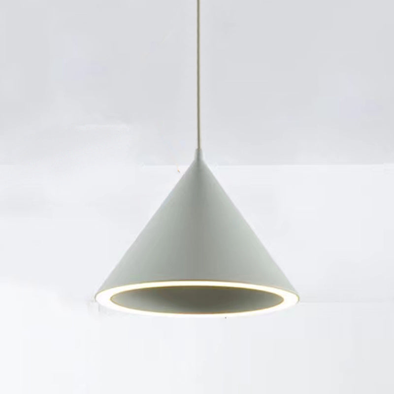 Contemporary Style Cone Pendant Lamp Metal 1 Light Hanging Pendant Light