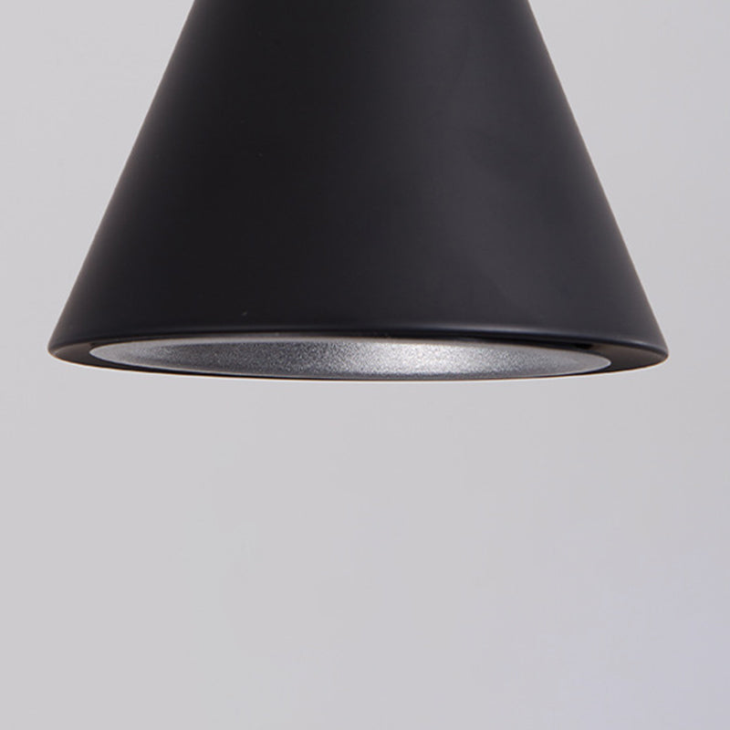 1 Lichthängeleuchte moderne Anhängerlampe mit Eisenschatten für Wohnzimmer