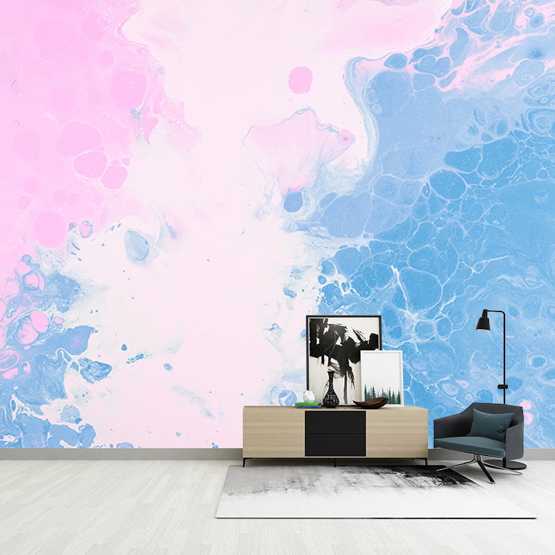 Environmental Wall Mural Wallpaper Watercolor Texture Living Room Wall Mural