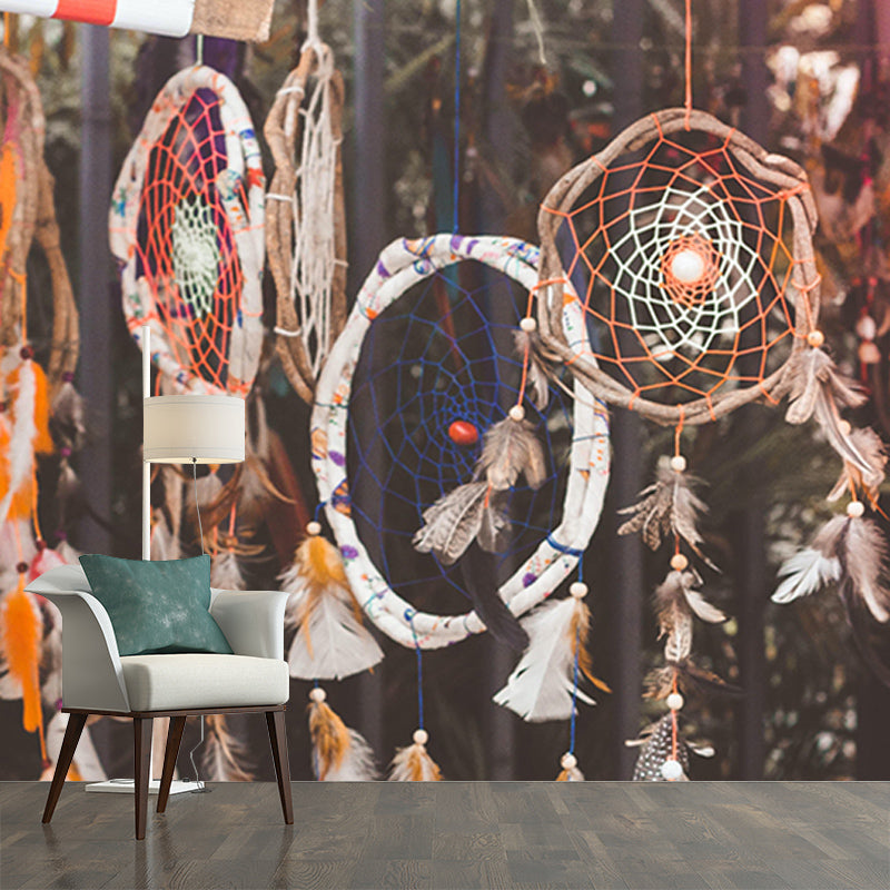 Photography Environment Friendly Mural Wallpaper Soft Feathers Bedroom Wall Mural