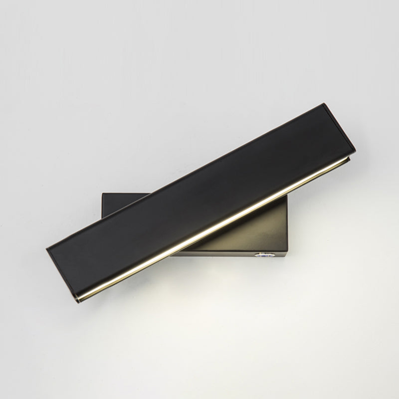 Square Shape Metal Wall Light Modern 1-Light Wall Mounted Light Fixture