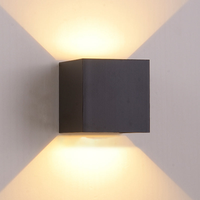 Wandleuchte minimalistische LED -Metallwand montiertes Licht montiert