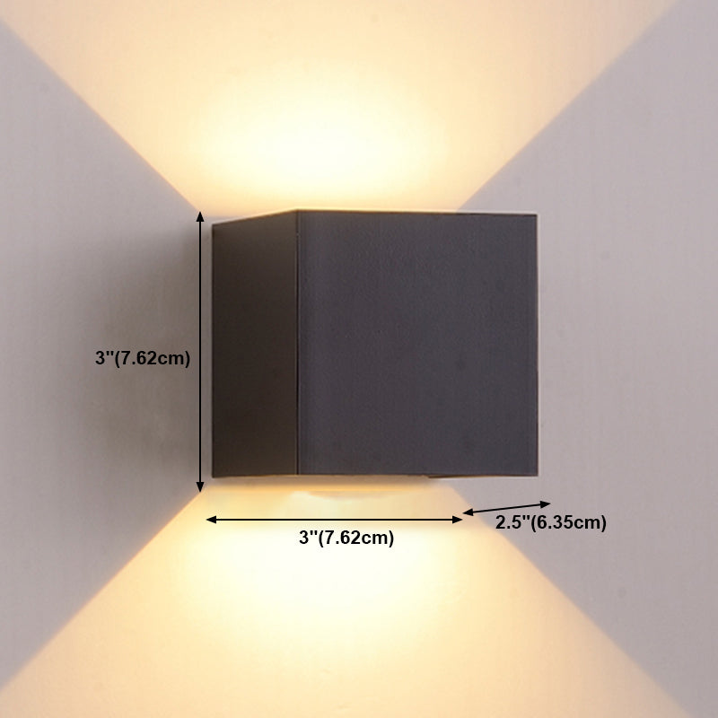 Wandleuchte minimalistische LED -Metallwand montiertes Licht montiert