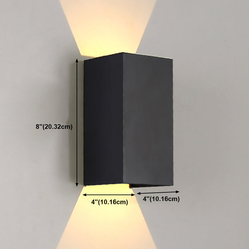 Wandleuchte minimalistische LED -Metallwand montiertes Licht montiert