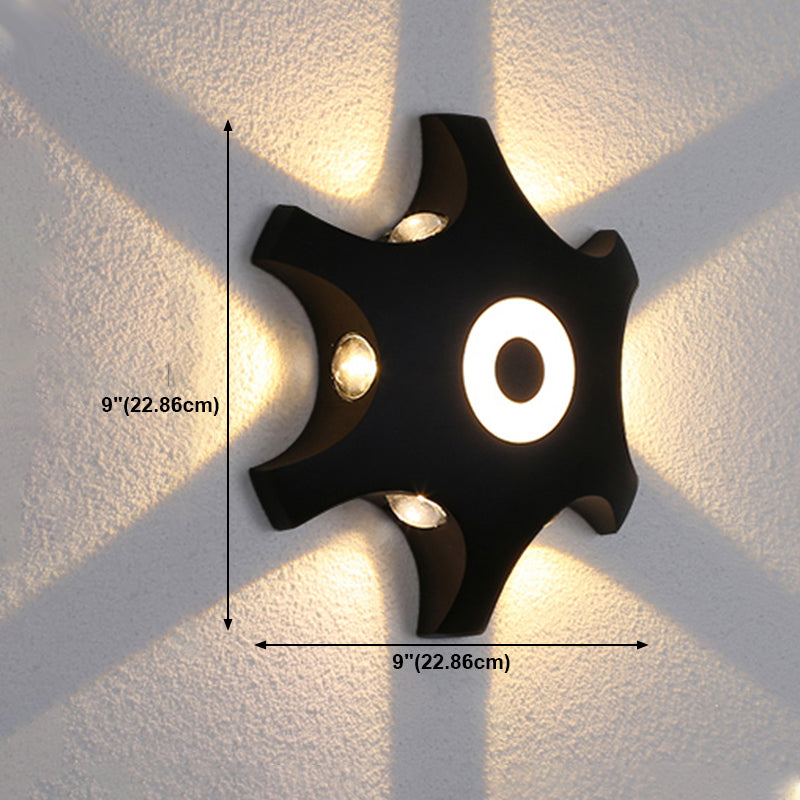 Wandleuchte minimalistische LED -Metallwand montiertes Licht montiert