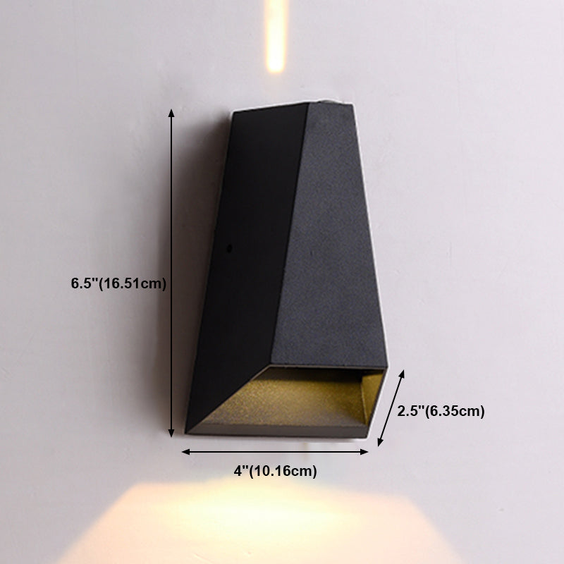 Wandleuchte minimalistische LED -Metallwand montiertes Licht montiert