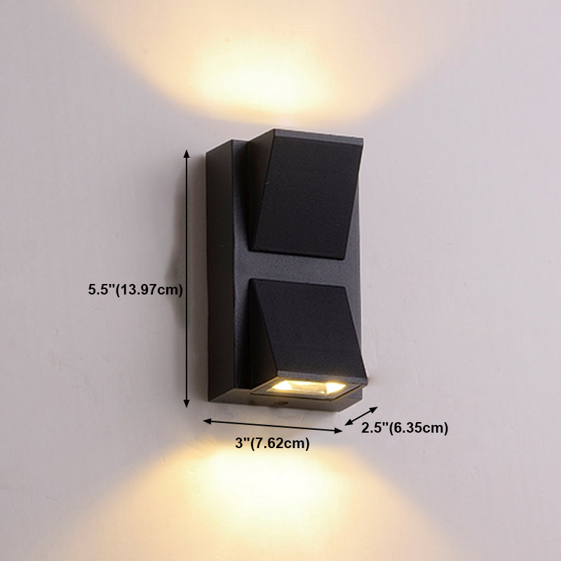 Wandleuchte minimalistische LED -Metallwand montiertes Licht montiert