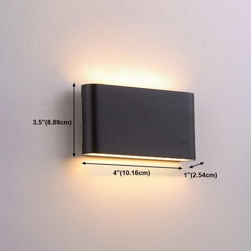 Wandleuchte minimalistische LED -Metallwand montiertes Licht montiert