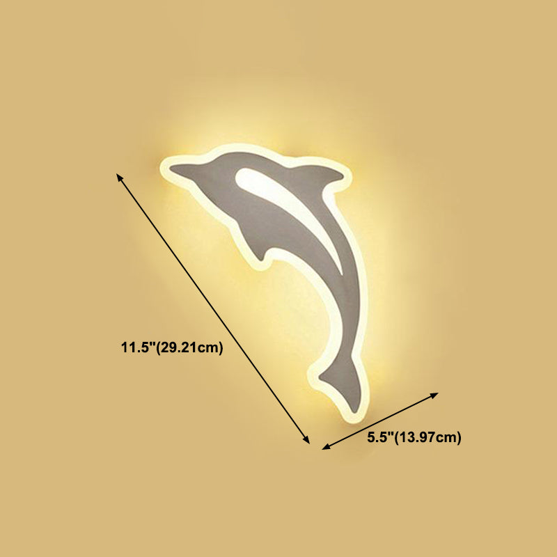 Kreative Tiere Wandleuchte moderne LED -Wandleuchte für Kinderzimmer